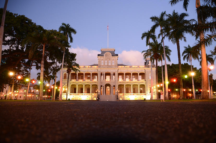 Hawaiian Palace at Night Photograph by Raymond Pickard - Fine Art America