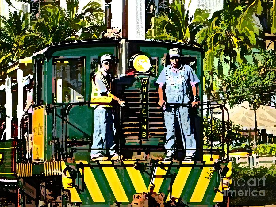 Railroad Digital Art - Hawaiian Railway by Dorlea Ho