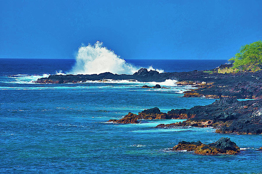 Hawaiian Seascape Photograph by Bette Phelan