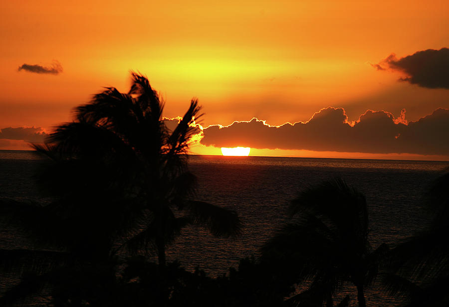 Hawaiian Sunset Photograph by Anthony Jones