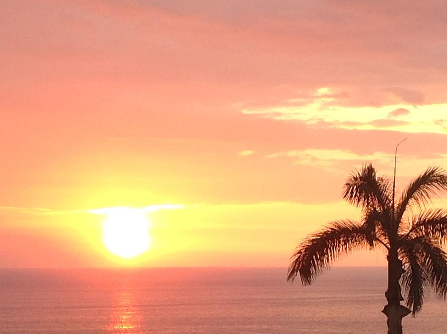 Hawaiian Sunset Photograph by Karen Nicholson