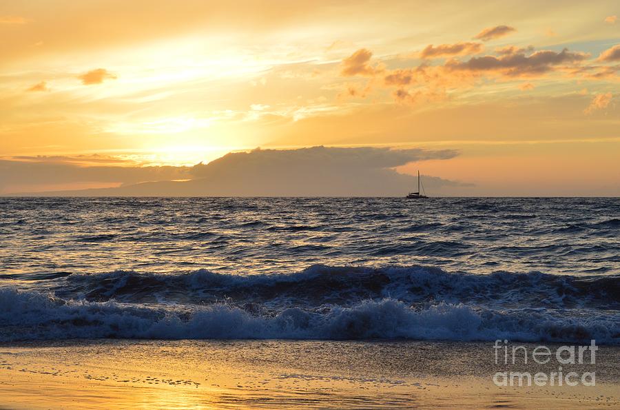 Hawaiian Sunset Photograph by Michelle Welles
