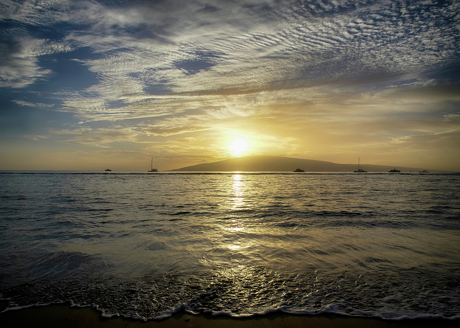 Hawaiian Sunset Photograph by Steven Michael