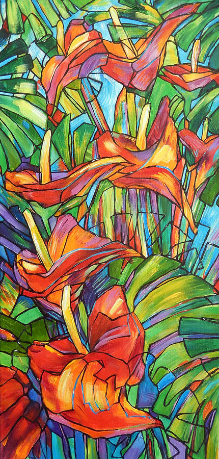 Hawaiian Tropical Painting by Judi Krew