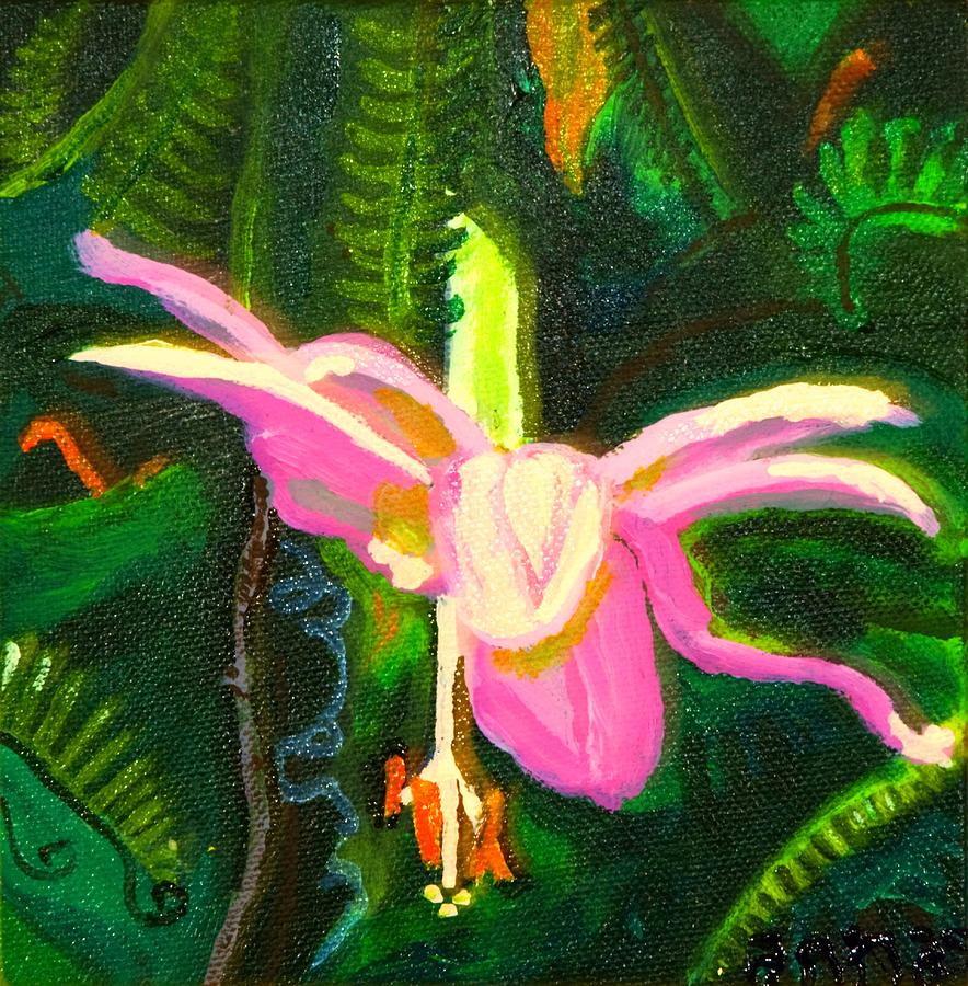 Hawaiian Wildflower Painting by Angela Annas