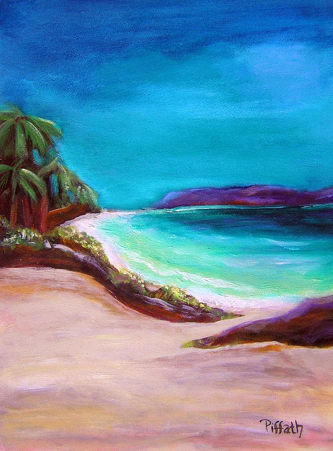 Hawaiin blue Painting by Patricia Piffath
