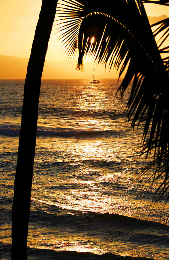 Hawaiin Sunset Photograph by Marilyn Hunt