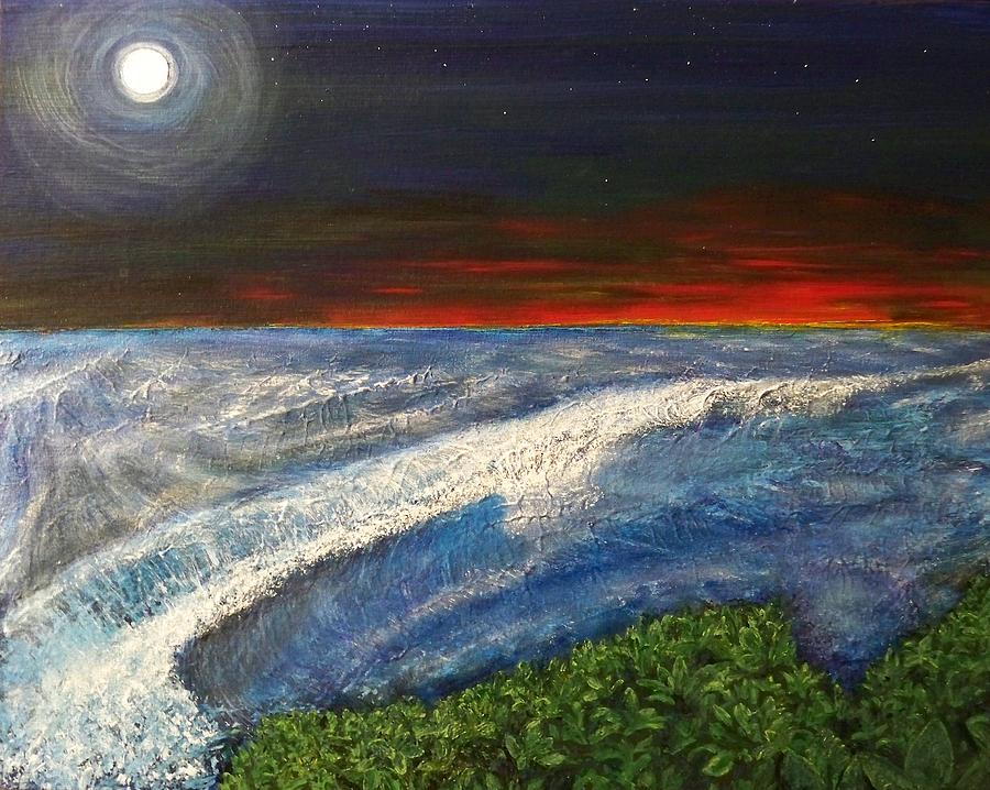 Hawiian View Painting by Michael Cuozzo