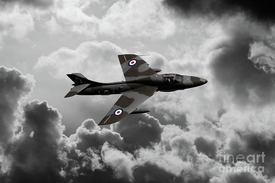 Hawker Hunter Digital Art by Airpower Art