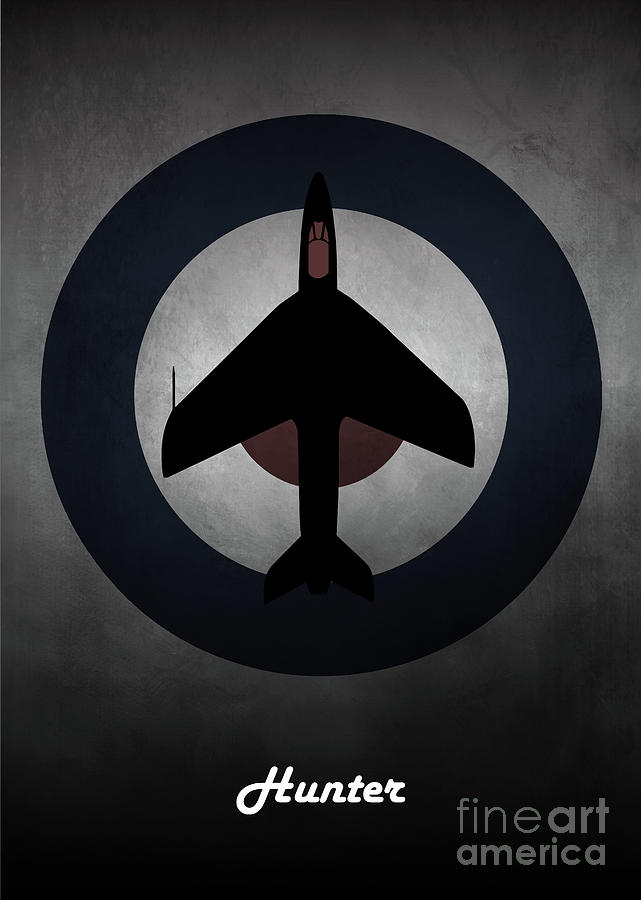 Hawker Hunter RAF Digital Art by Airpower Art