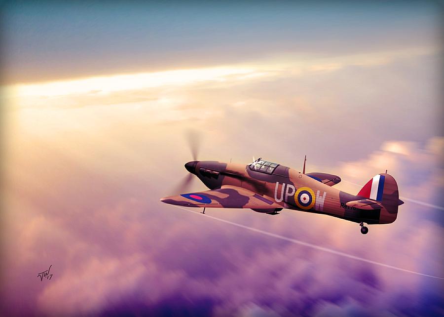 Hawker Hurricane Digital Art by John Wills