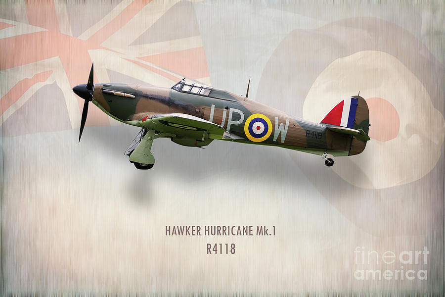Hawker Hurricane Mk1 R4118 Digital Art by Airpower Art
