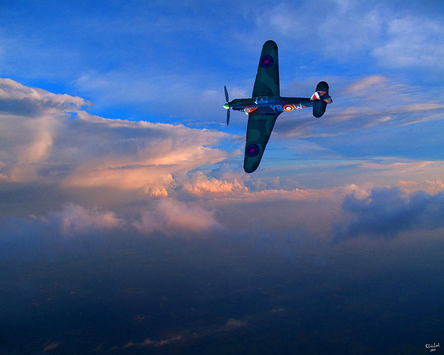 Hawker Hurricane on Dawn Patrol Photograph by Chris Lord