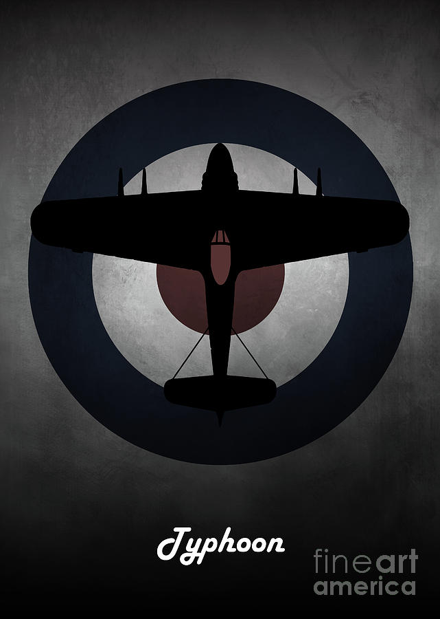 Hawker Typhoon RAF Digital Art by Airpower Art
