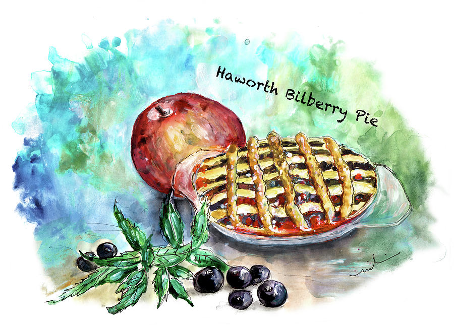 Haworth Bilberry Pie Painting by Miki De Goodaboom