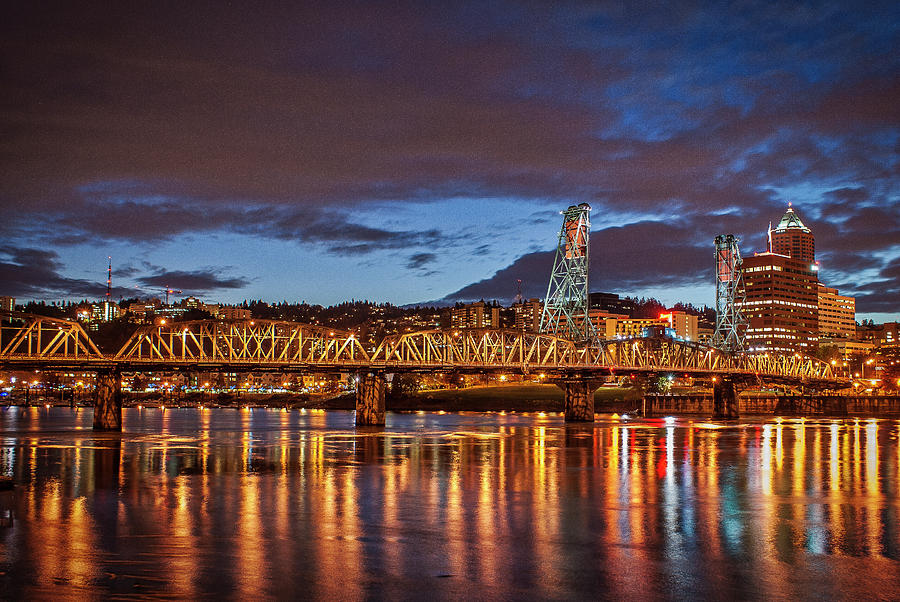 Hawthorne Bridge Portland 2 Photograph by Donald Pash
