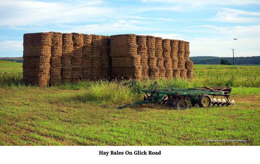 Hay Bales on Glick Road Photograph by David Speace