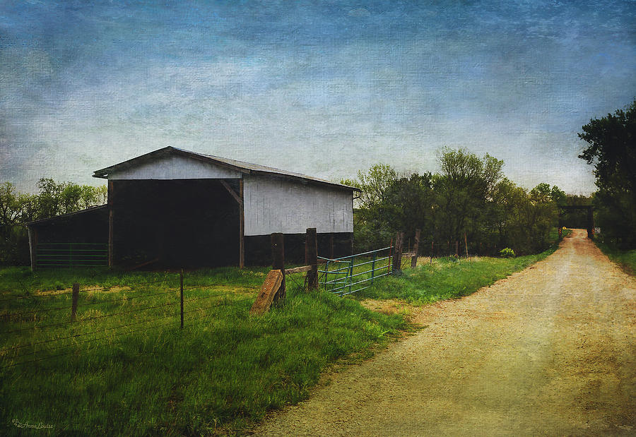 Hay Barn On Countryside Creek Road Photograph by Anna Louise