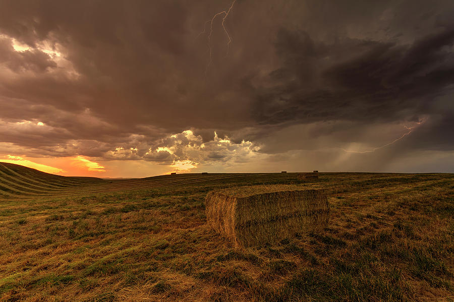 Hay Storm Photograph by Mark Kiver