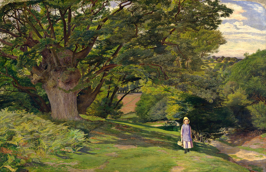 Hayes Common Painting by William Henry Millais