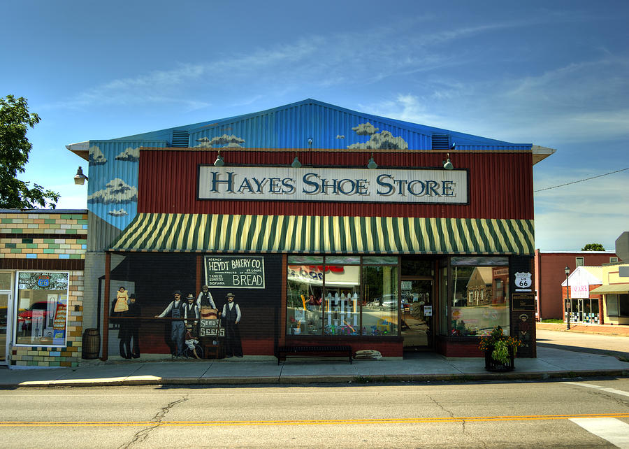 Hayes Photograph - Hayes Shoe Store by Darin Williams