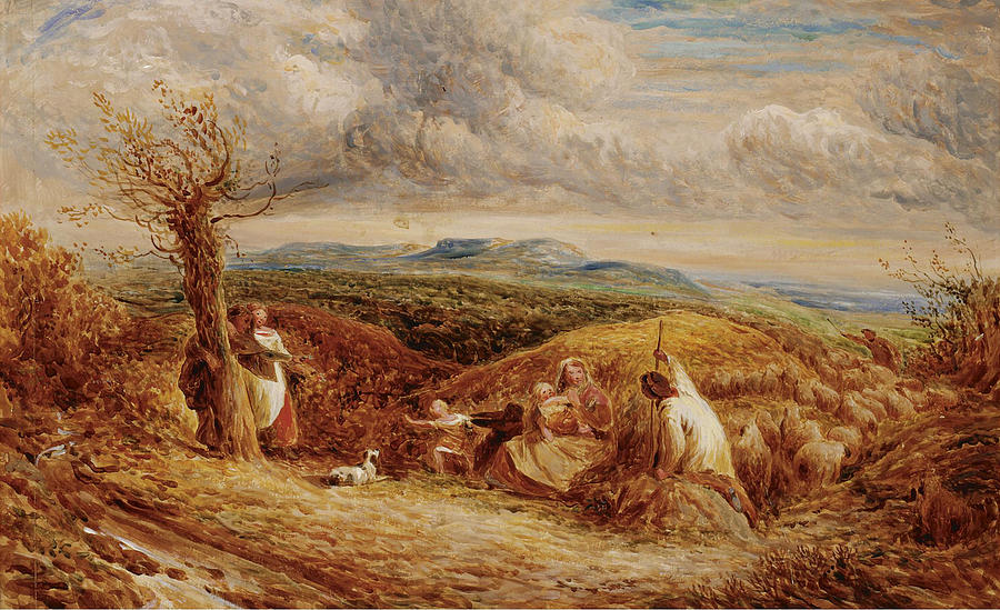 Haymakers Painting by John Linnell