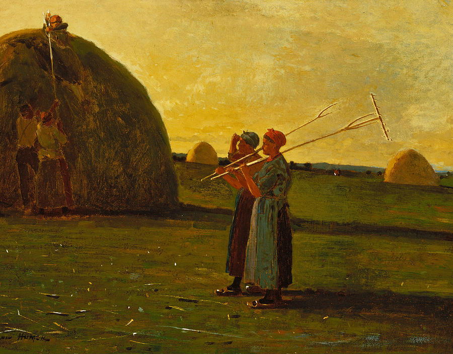 Haymakers Painting by Winslow Homer