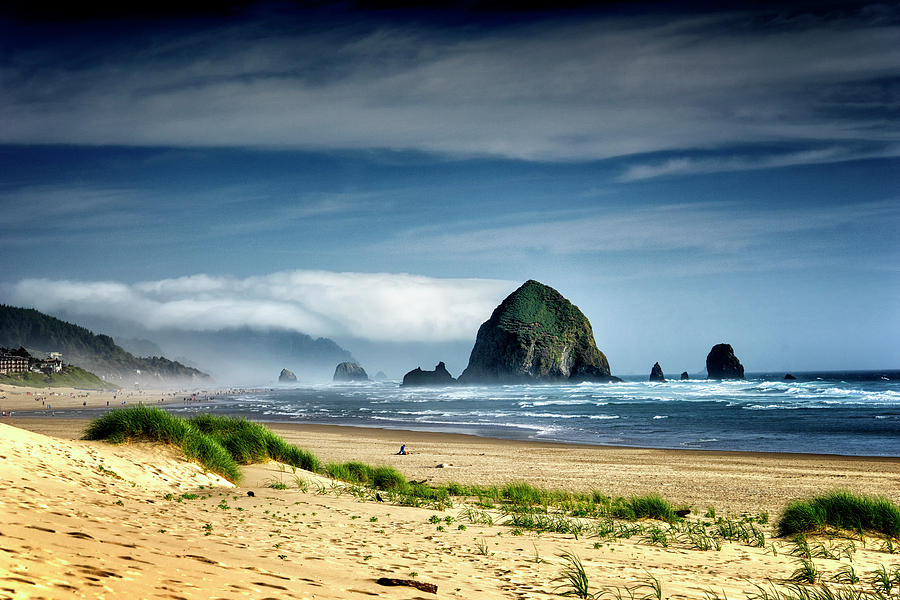 Haystack Rock Cannon Beach Oregon DSC04251 Photograph by Greg Kluempers
