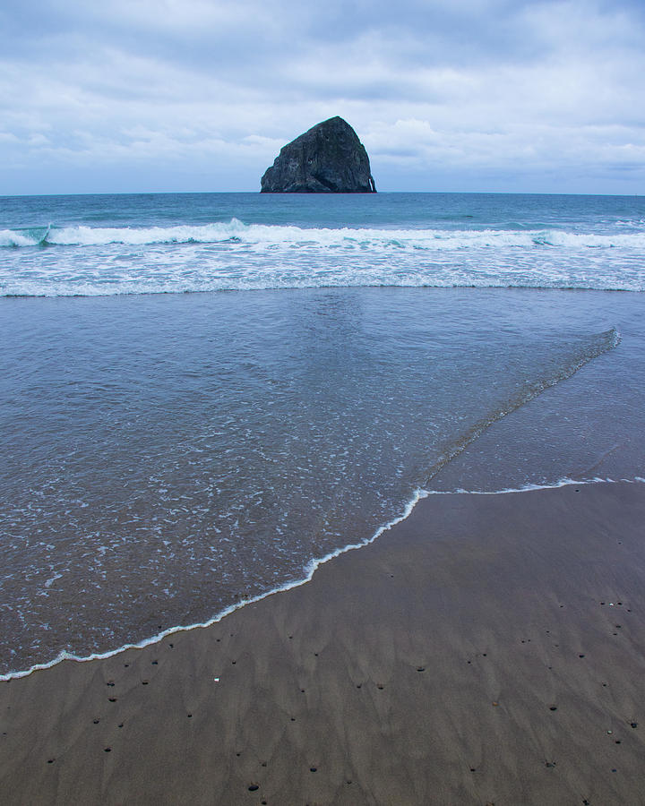 Haystack Rock Photograph by Jedediah Hohf