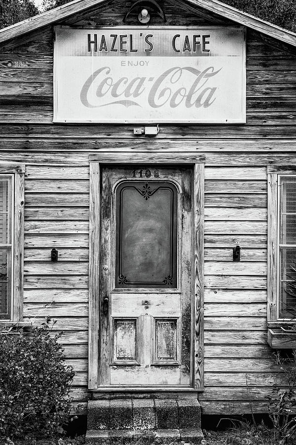 Hazels Cafe Door, St. Simons Island, Georgia Photograph by Dawna Moore Photography