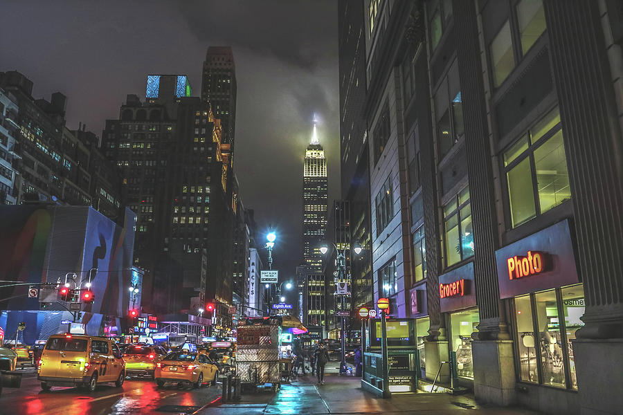 Hazy in Manhattan Photograph by Jimmy McDonald