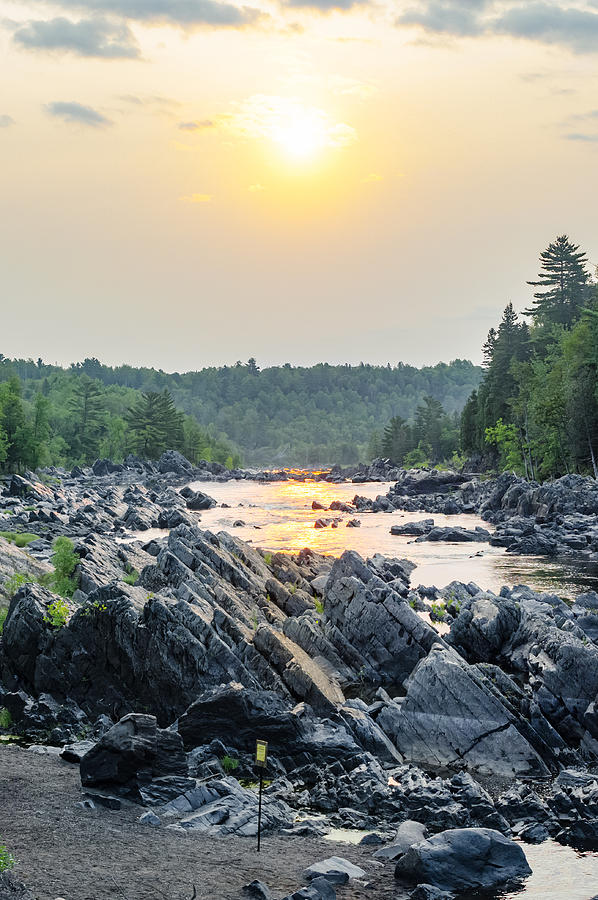 Summer Photograph - Hazy Morning River by Kelly Anderson