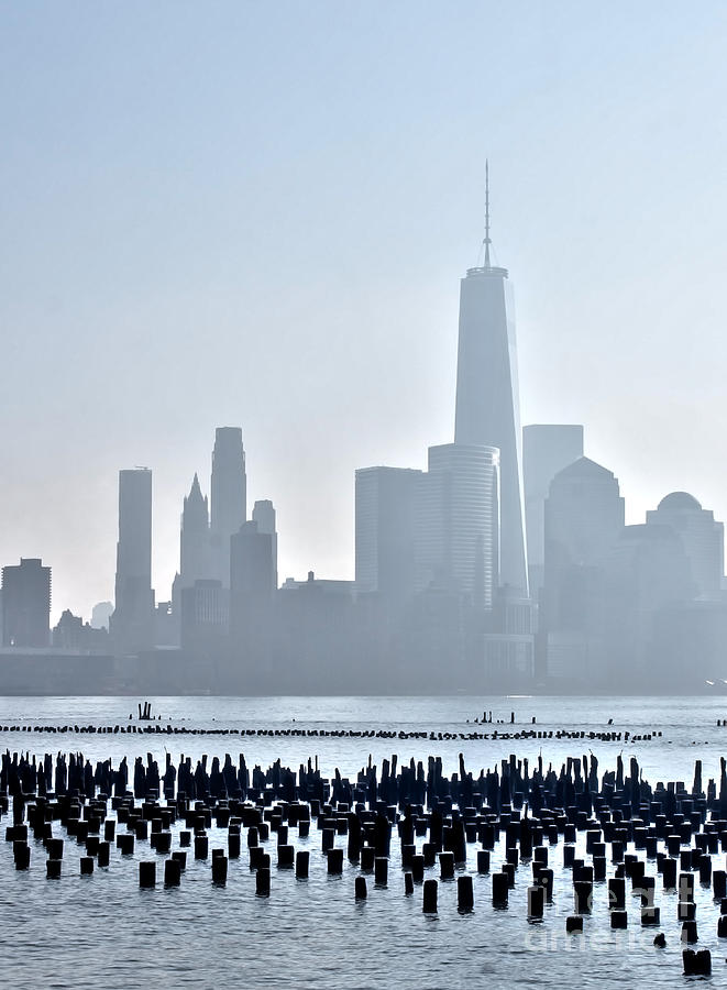 Hazy NYC Skyline Photograph by James Aiken