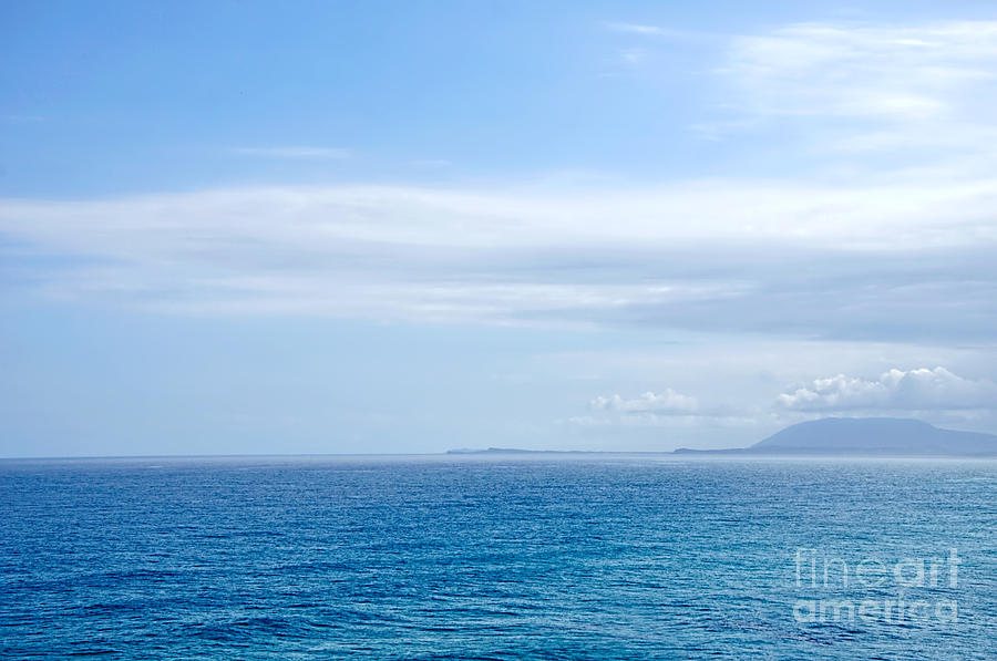 Ocean Landscape Photograph - Hazy Ocean View by Kaye Menner