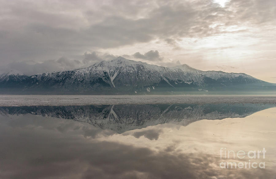 Mountain Photograph - Hazy Reflection by Bernita Boyse
