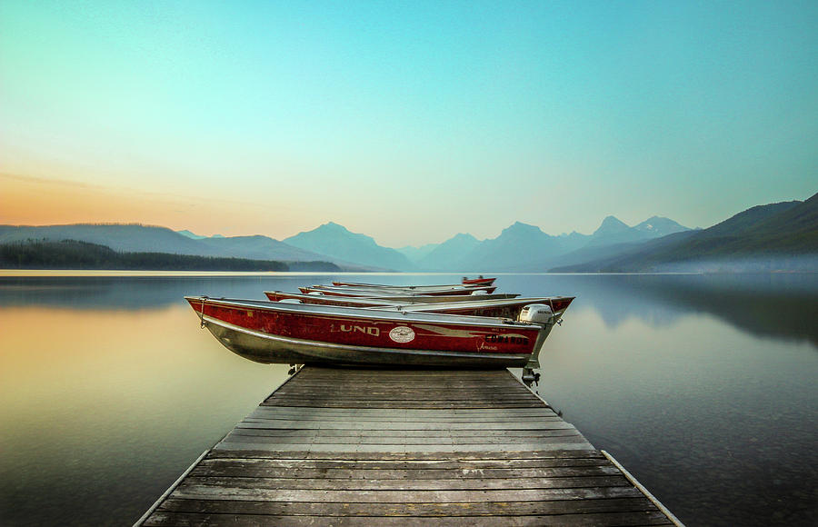 Lake Mcdonald Photograph - Hazy Reflection // Lake Mcdonald, Glacier National Park by Nicholas Parker Lake Mcdonald Photograph - Hazy Reflection // Lake Mcdonald, Glacier National Park by Nicholas Parker