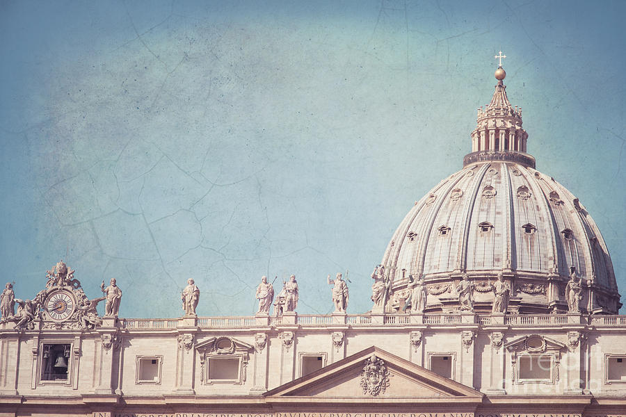 Vatican Photograph - Hazy Vatican Sun by Sonja Quintero