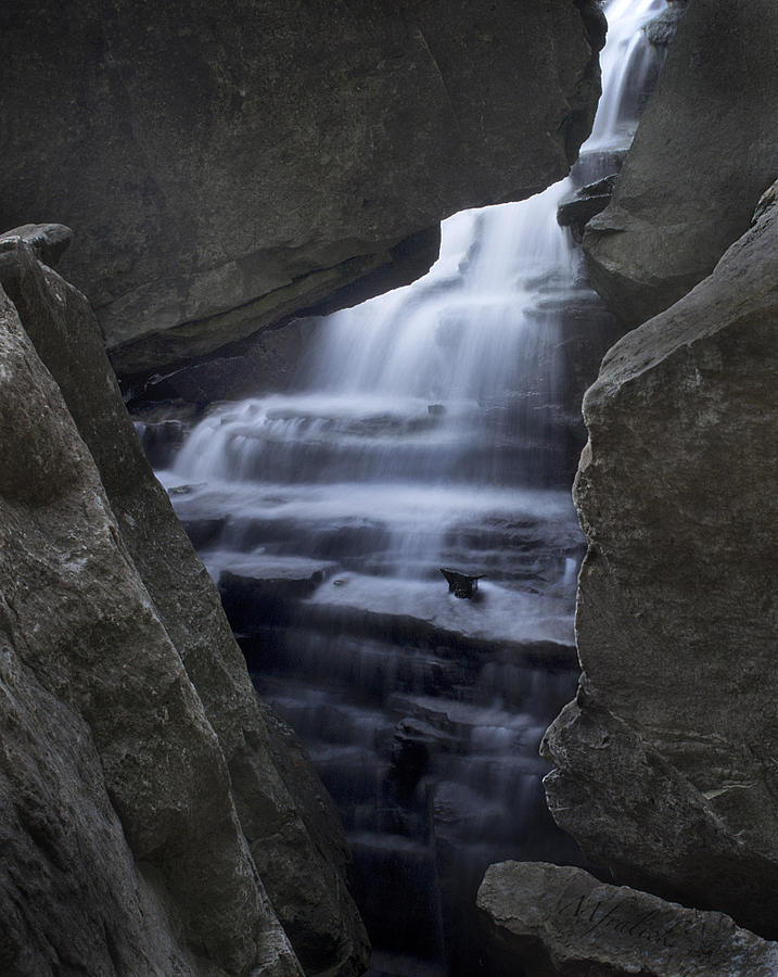 Hazy Waterfall Photograph by Matthew Fralick