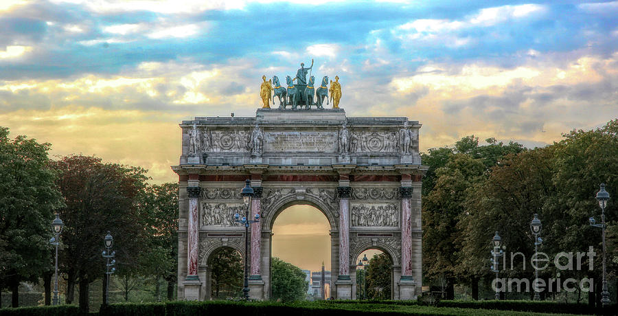 HD Paris Arc de Triomphe de Carrousel  Photograph by Chuck Kuhn