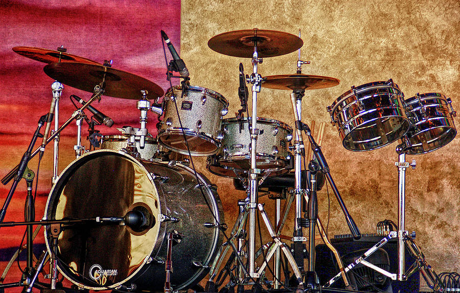 HDR Drum Set Photograph by Aimee L Maher ALM GALLERY