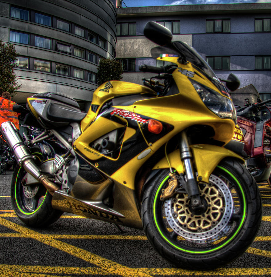 HDR motorcycle Photograph by Andrea Barbieri