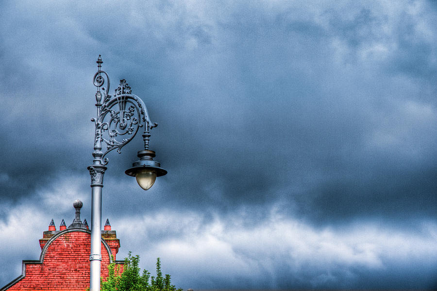 HDR street lamp Photograph by Andrea Barbieri