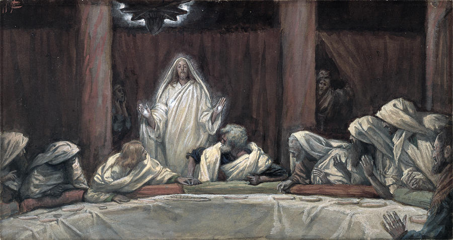 Jesus Christ Painting - He Appeared to the Eleven by Tissot
