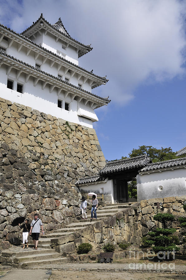Castle Photograph - HE GATE HIMEJI CASTLE japanese castles doorway gateway japan by Andy Smy