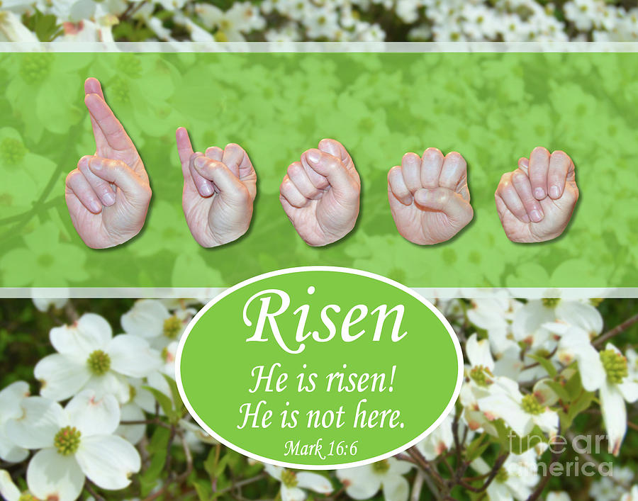 Christian Photograph - He Is Risen by Masters Hand Collection Christian Photograph - He Is Risen by Masters Hand Collection