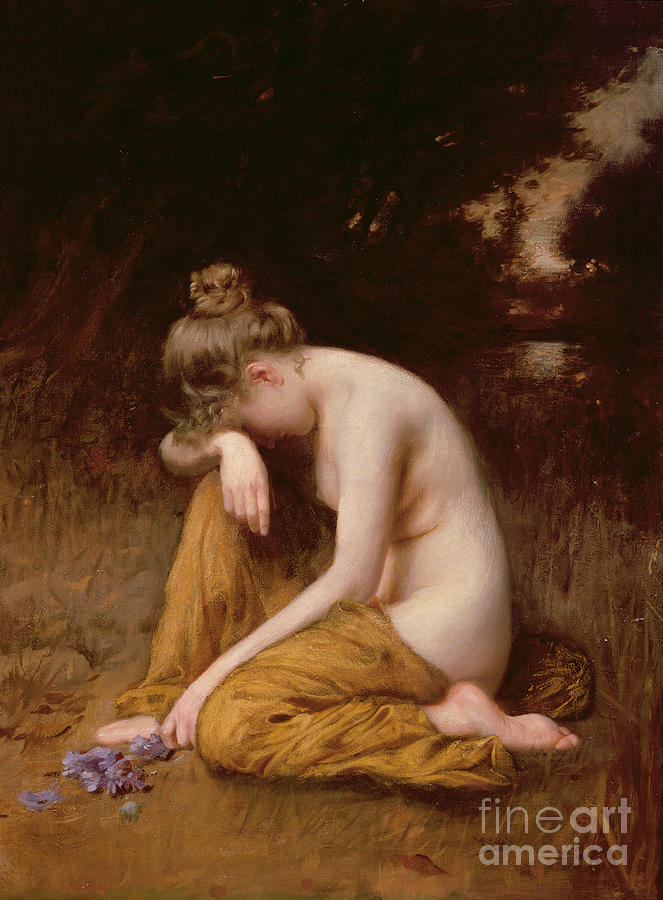 Nude Painting - He Loves Me He Loves Me Not  by Robert Fowler