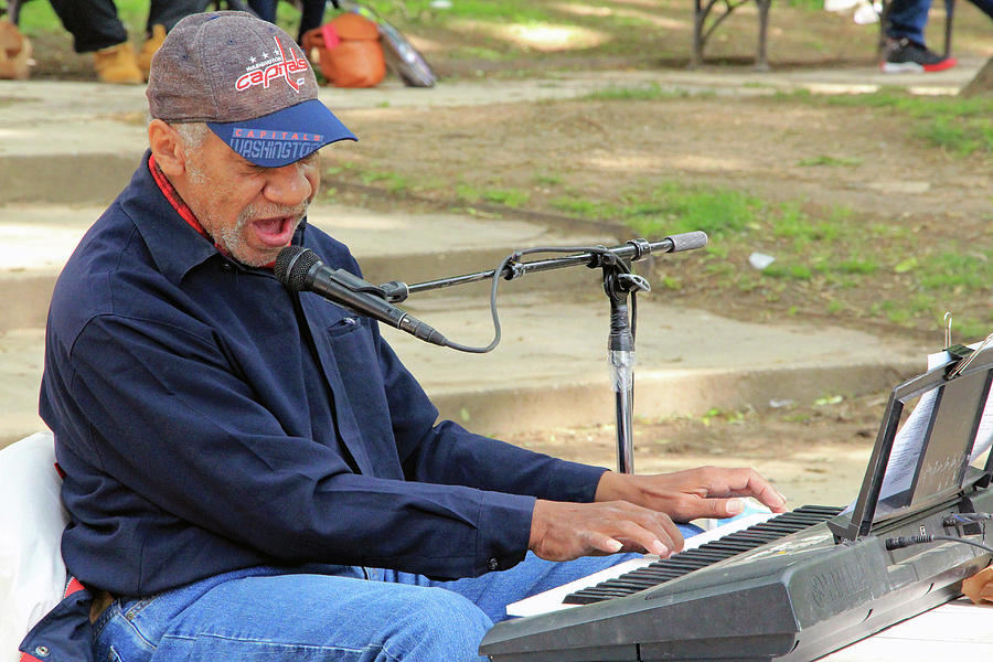 He Loves To Sing Hymns On Sundays To A Congregation Of Homeless People -- 1 Photograph by Cora Wandel