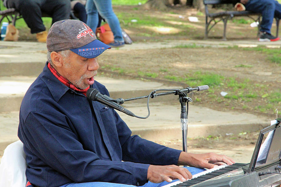 He Loves To Sing Hymns On Sundays To A Congregation Of Homeless People -- 2 Photograph by Cora Wandel