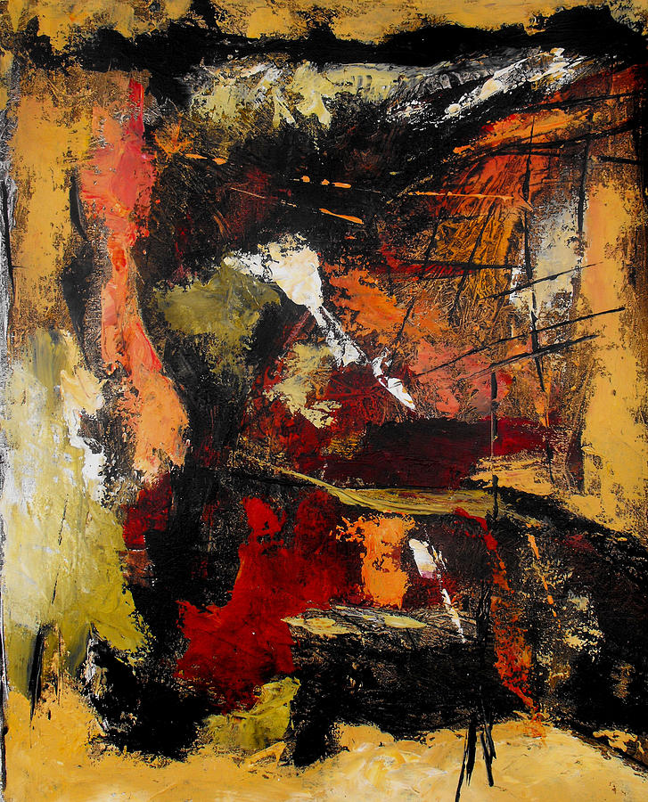 Abstract Painting - He Reigns Supreme Forever by Ruth Palmer