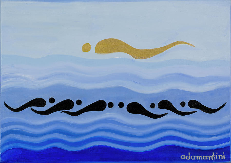 Feng Shui Painting - He Tu Water by Adamantini Feng Shui Painting - He Tu Water by Adamantini